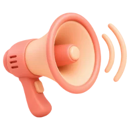 Megaphone illustration used for Fairfield digital marketing consultation callout